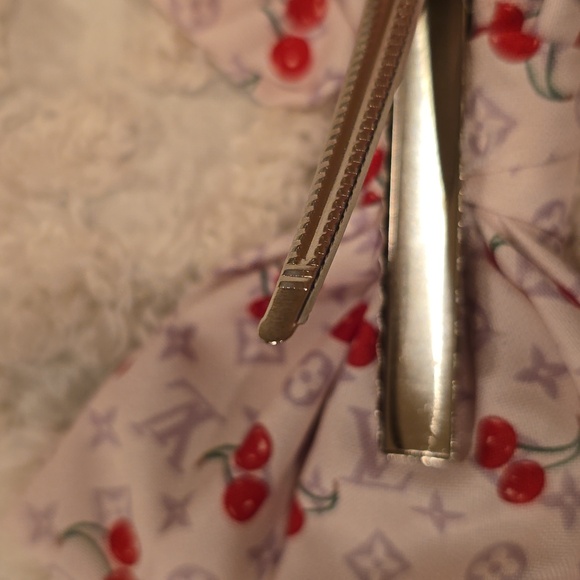 Purple & Cherry Logo Hair Bow/Purse Charm - Picture 4 of 4